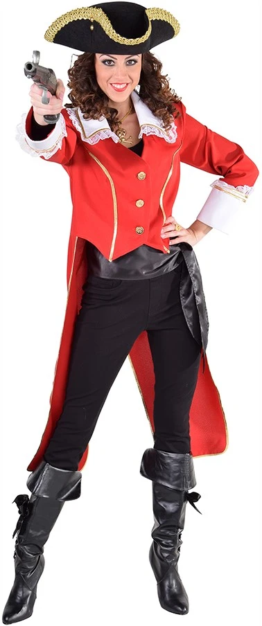 Overig Admiraalsjas Rood Voor Dames