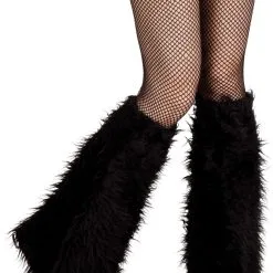 Overig Beenwarmers Pluche 2st. Zwart