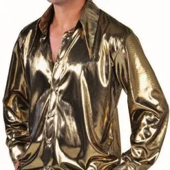 Overig Blouse Folie Metallic Goud