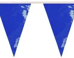 Overig Brandvertragende Vlaggenlijn Blauw 10m (PVC)