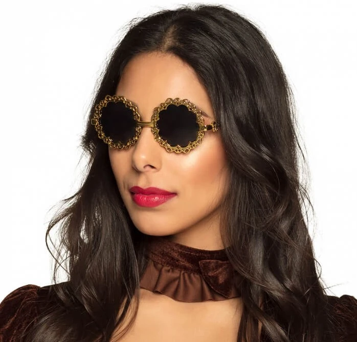 Overig Bril Hippie Steampunk Goud - Afbeelding 2