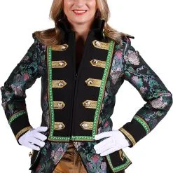 Overig Carnavalsjas Brokaat Romantic Groen-Paars Voor Dames