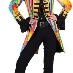 Overig Carnavalsjas Colour Party Rainbow Voor Dames