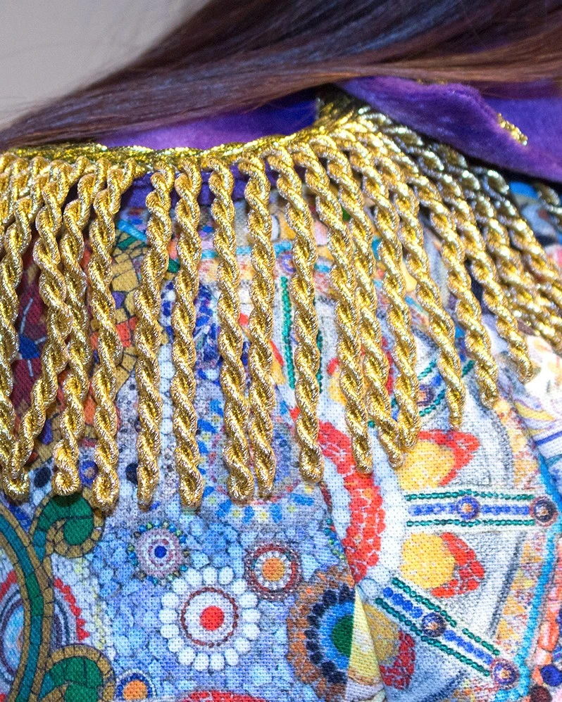 Carnavalsland Carnavalsjas Diamanten-Paars Kort Voor Dames - Afbeelding 6