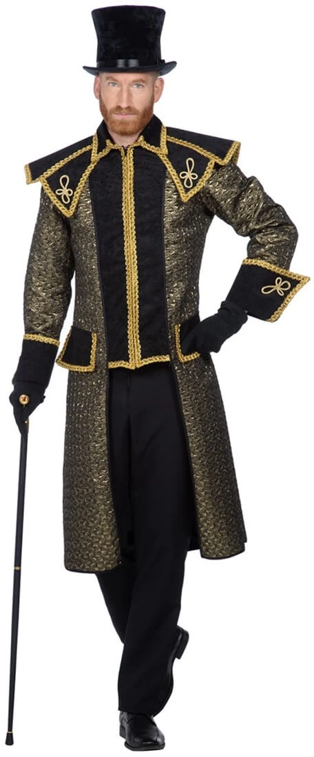 Overig Carnavalsjas Grisha Zwart-Goud Voor Heren - Afbeelding 5