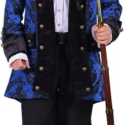 Overig Carnavalsjas Royale Blauw-Zwart Voor Heren