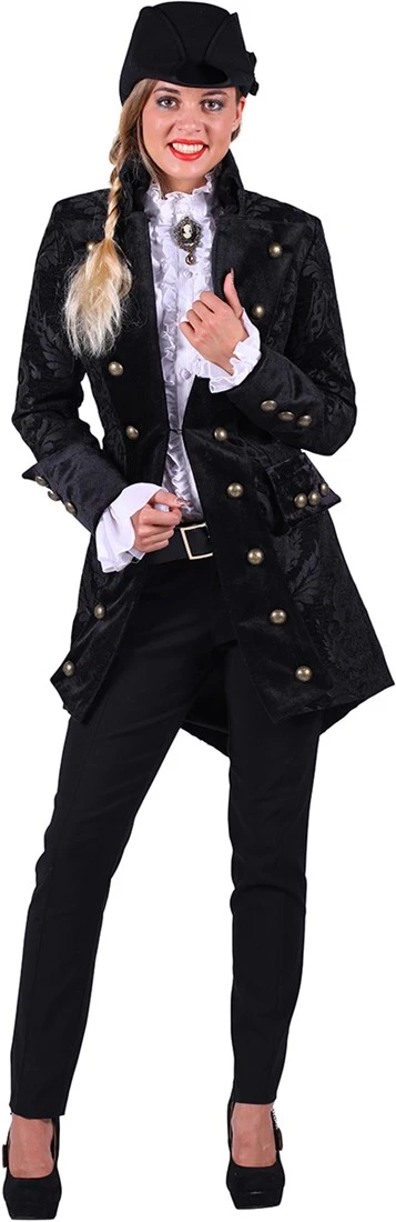 Overig Carnavalsjas Royale Zwart-Zwart Voor Dames - Afbeelding 2