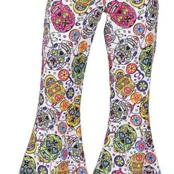 Overig Dames Hippiebroek Mexican Skull - Day Of The Dead