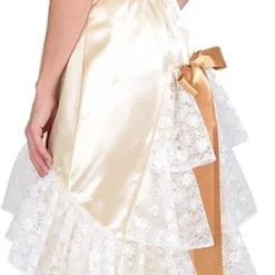 Overig Dames Rok Luxe Met Kant Ecru (laagjes)