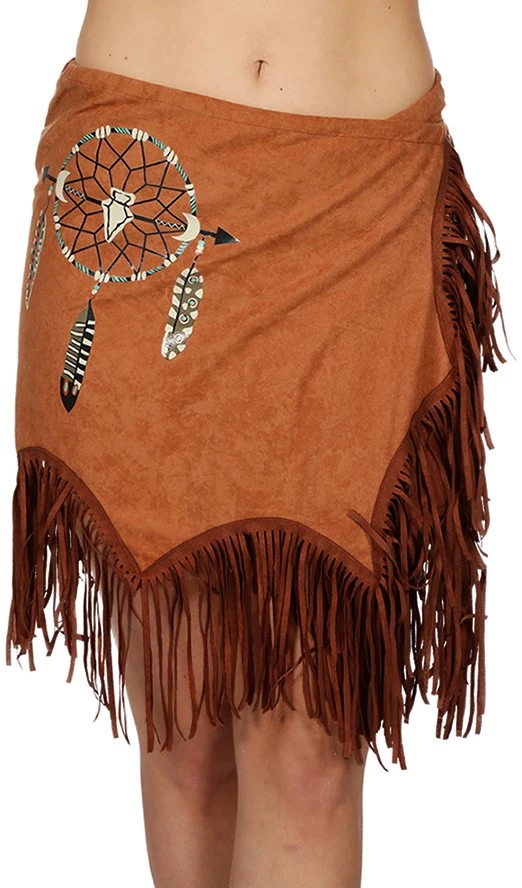 Overig Dames Rokje Indiaanse / Hippie Bruin