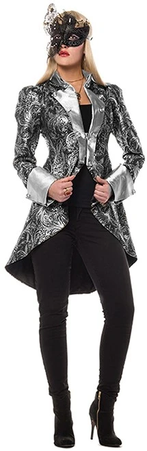 Overig Damesjas Brokaat Luxe Zilver