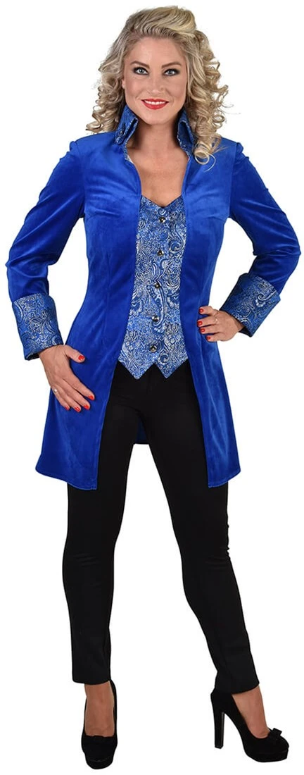 Overig Damesjas Markiezin Blauw