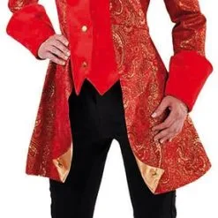 Overig Damesjas Markiezin Brokaat Rood