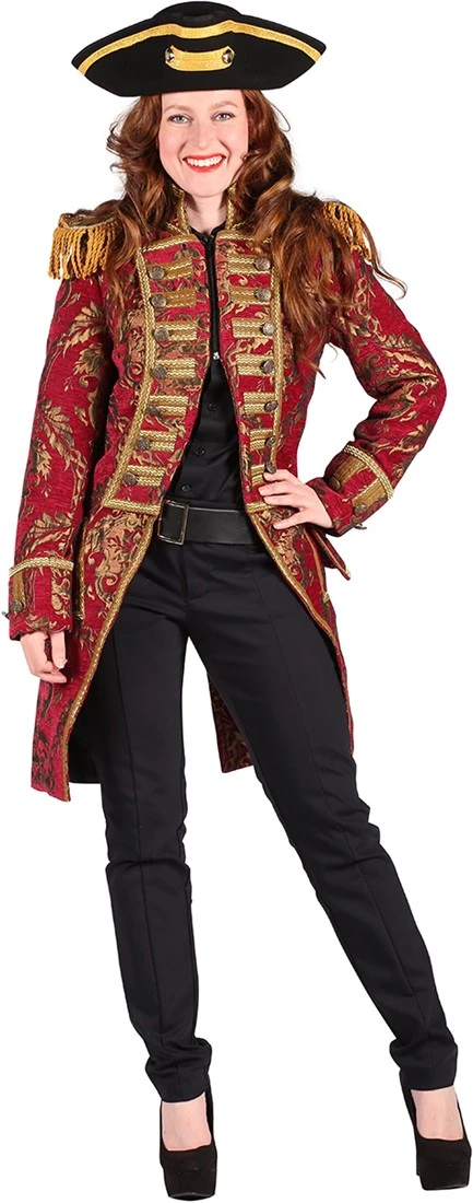 Overig Damesjas Nelson Brokaat Goud/Rood Luxe