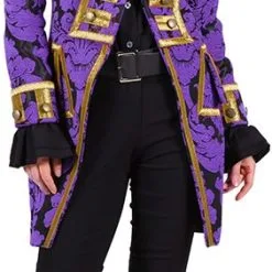 Overig Damesjas Nelson Brokaat Paars/Zwart Luxe