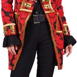 Overig Damesjas Nelson Brokaat Rood/Zwart Luxe