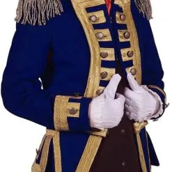 Overig Damesjas Nelson Kobalt Blauw-Goud Luxe