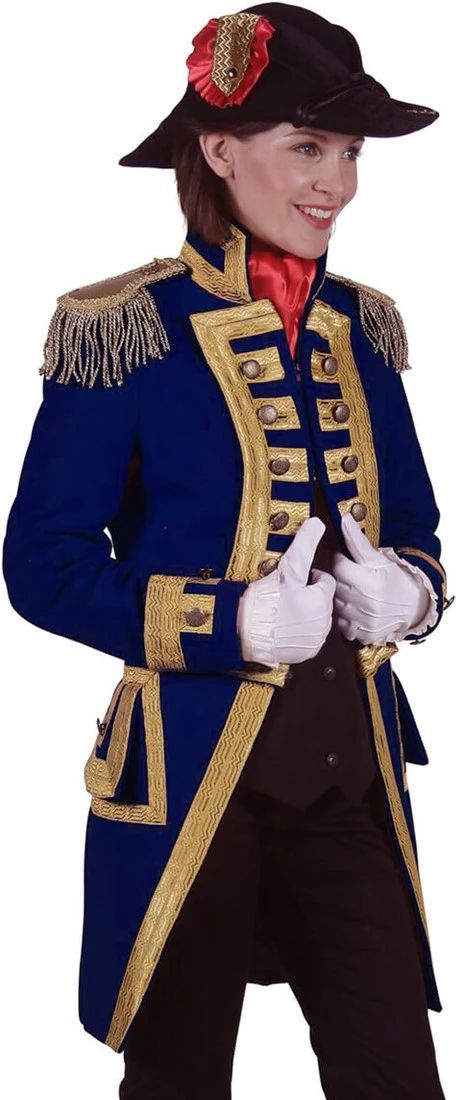 Overig Damesjas Nelson Kobalt Blauw-Goud Luxe