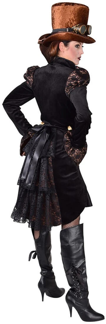 Overig Damesjas Steampunk Zwart-Koper Met Kant - Afbeelding 4