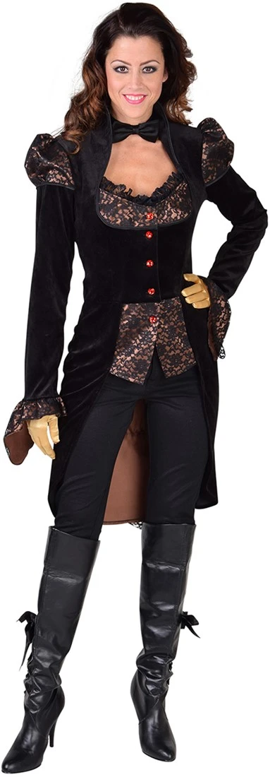 Overig Damesjas Steampunk Zwart-Koper Met Kant
