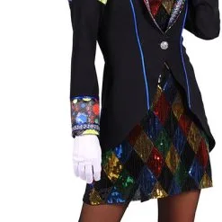 Overig Dameskostuum Harlekijn (jas En Jurk)