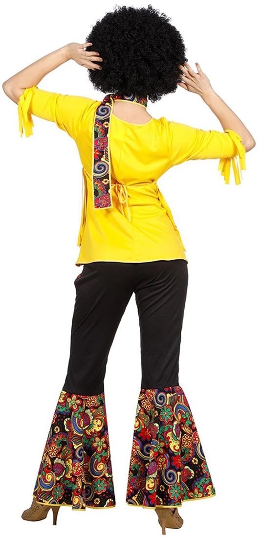 Overig Dameskostuum Hippie Fringe (3dlg) - Afbeelding 4