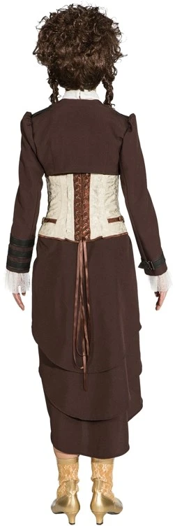 Overig Damesrok Steampunk Bruin - Afbeelding 3