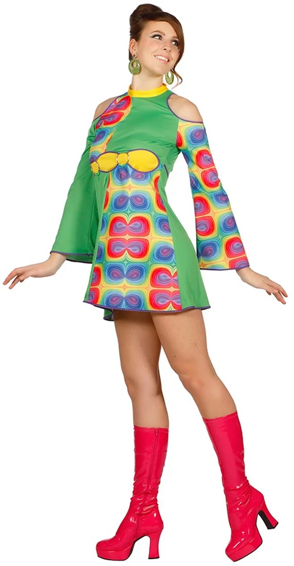 Overig Disco Jurkje Psychedelic Voor Dames - Afbeelding 2