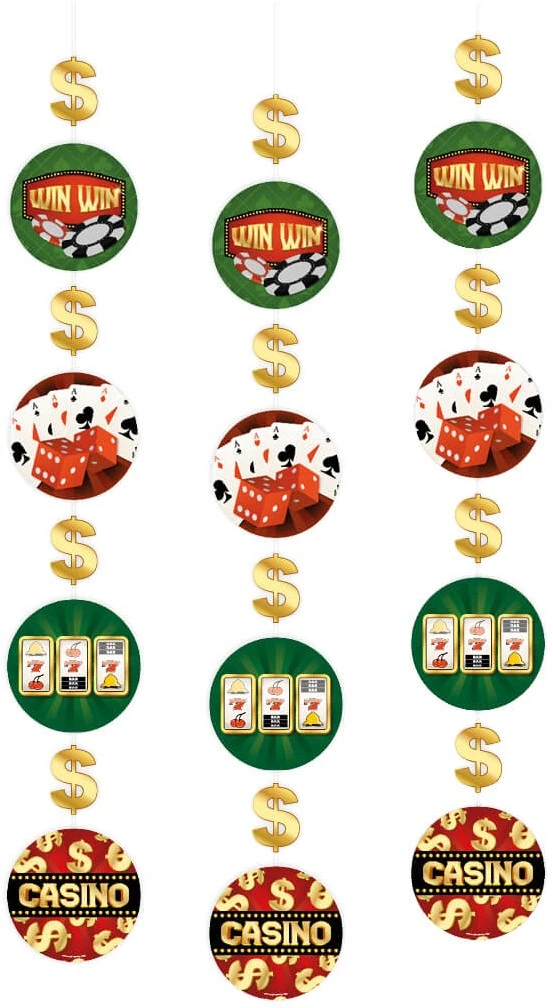 Overig Hangdeco Casino - 120cm