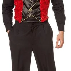 Overig Heren Showvest Rood Luxe