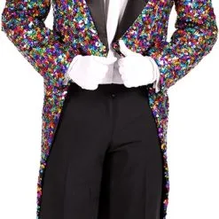 Overig Heren Slipjas Multicolour Pailletten Luxe