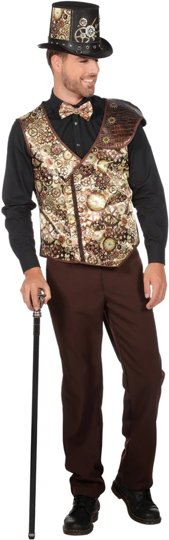 Overig Heren Vest Steampunk Lacey
