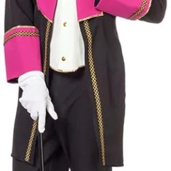 Overig Herenkostuum Garde Markies Zwart/Pink