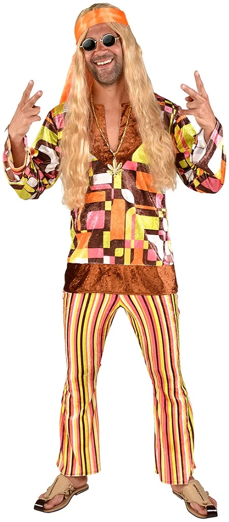 Overig Herenkostuum Hippie Retro