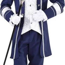 Overig Herenkostuum Markies Marine Blauw