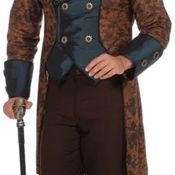 Overig Herenkostuum Steampunk Blue Luxe