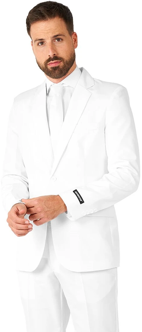 Herenkostuum Suitmeister Solid White - Afbeelding 3