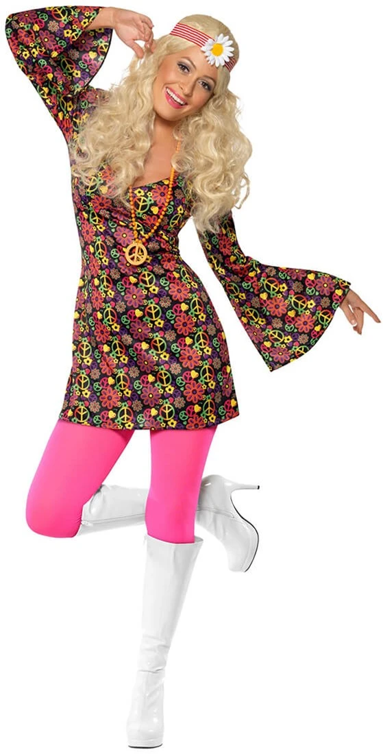 Overig Hippie Jurkje Peace Voor Dames - Afbeelding 4