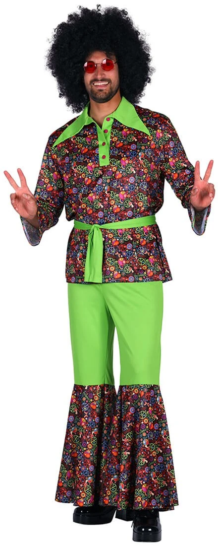 Overig Hippie Outfit Heren Flower Power Peace