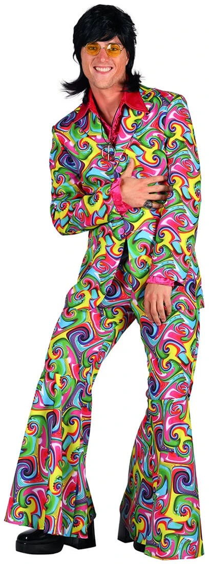 Overig Hippie Outfit Neon Waves - Afbeelding 2