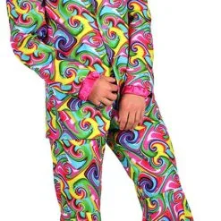 Overig Hippie Outfit Neon Waves