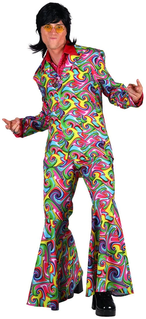 Overig Hippie Outfit Neon Waves - Afbeelding 3