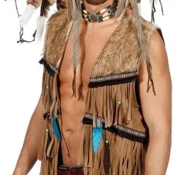 Overig Hippy/Indianen Vest Voor Heren