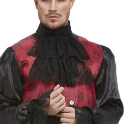 Overig Jabot En Manchetten Zwart