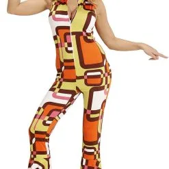 Overig Jumpsuit Disco Seventies Hippie Retro