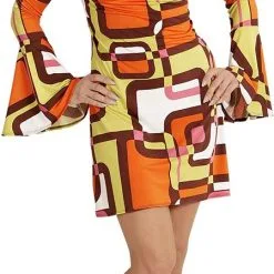 Overig Jurkje Disco Seventies Hippie Retro