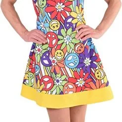 Overig Jurkje Seventies Smiley Peace (mouwloos)