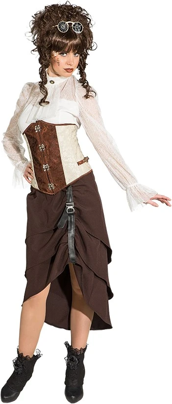 Overig Korset Steampunk Creme/Bruin