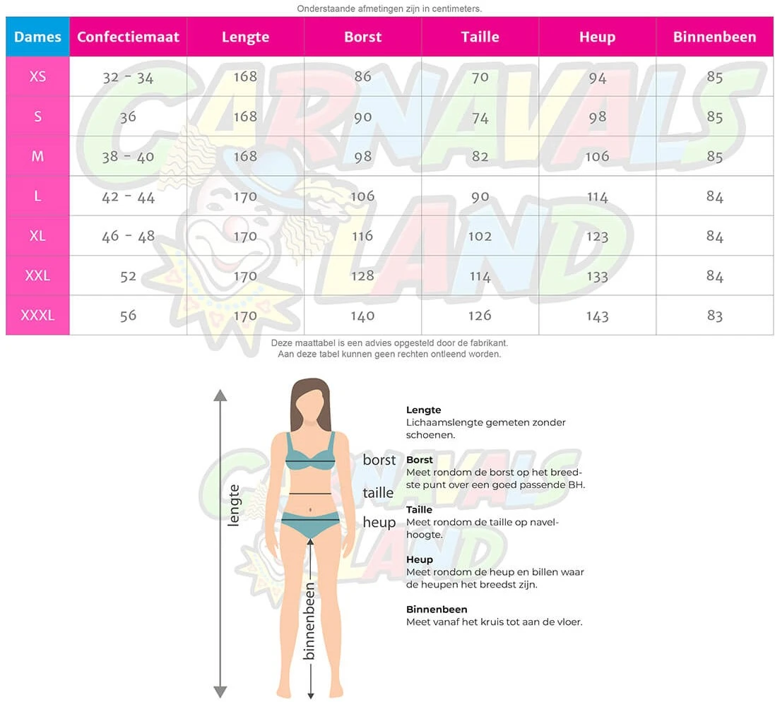 Overig Festival Outfit Dames Blue Flowers - Afbeelding 4