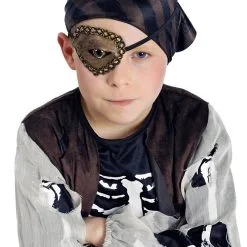 Overig Piraten Ooglapje Bruin Met Oog